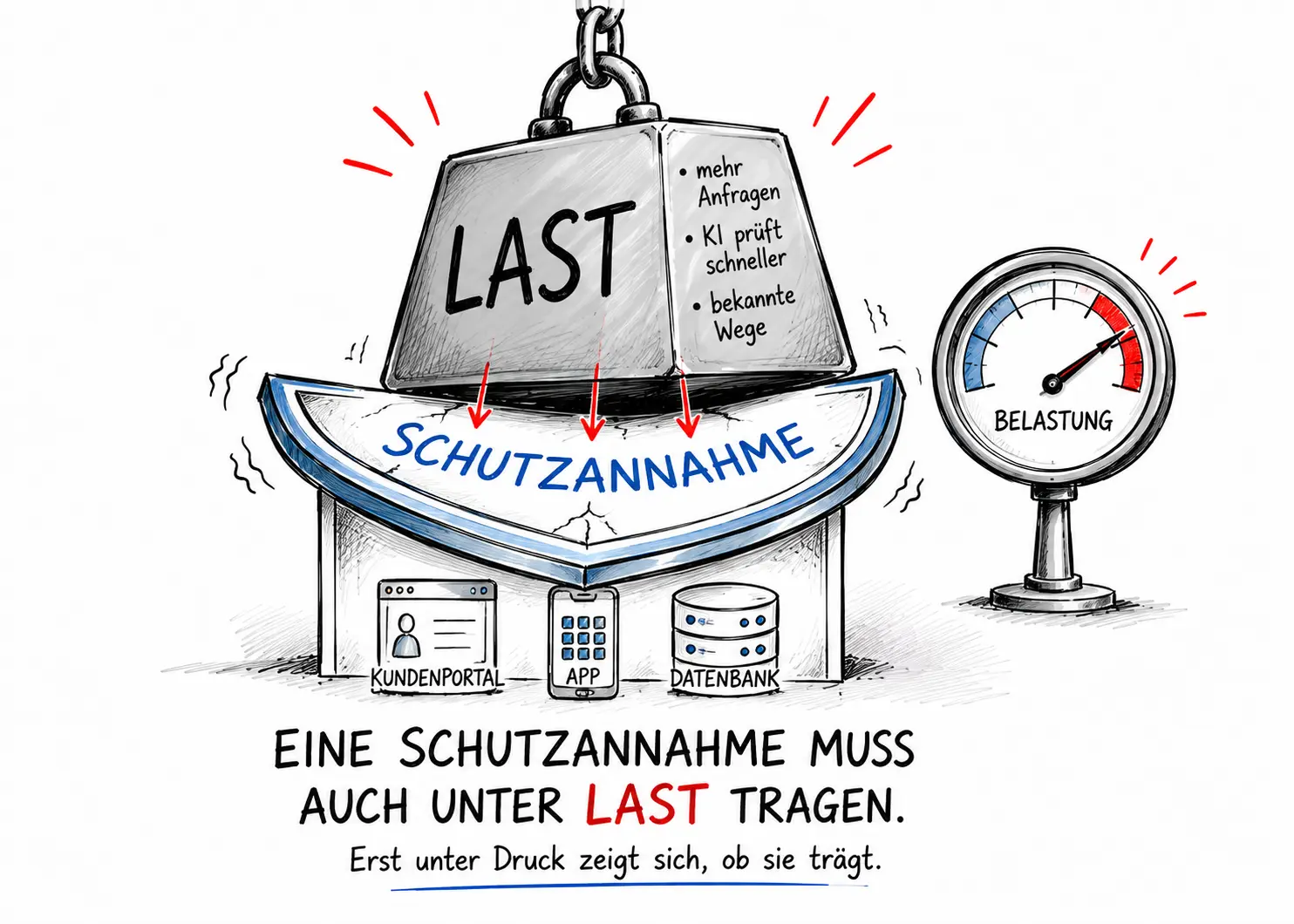 Detail der Illustration zum Mandat und zur Skalierungsresistenz